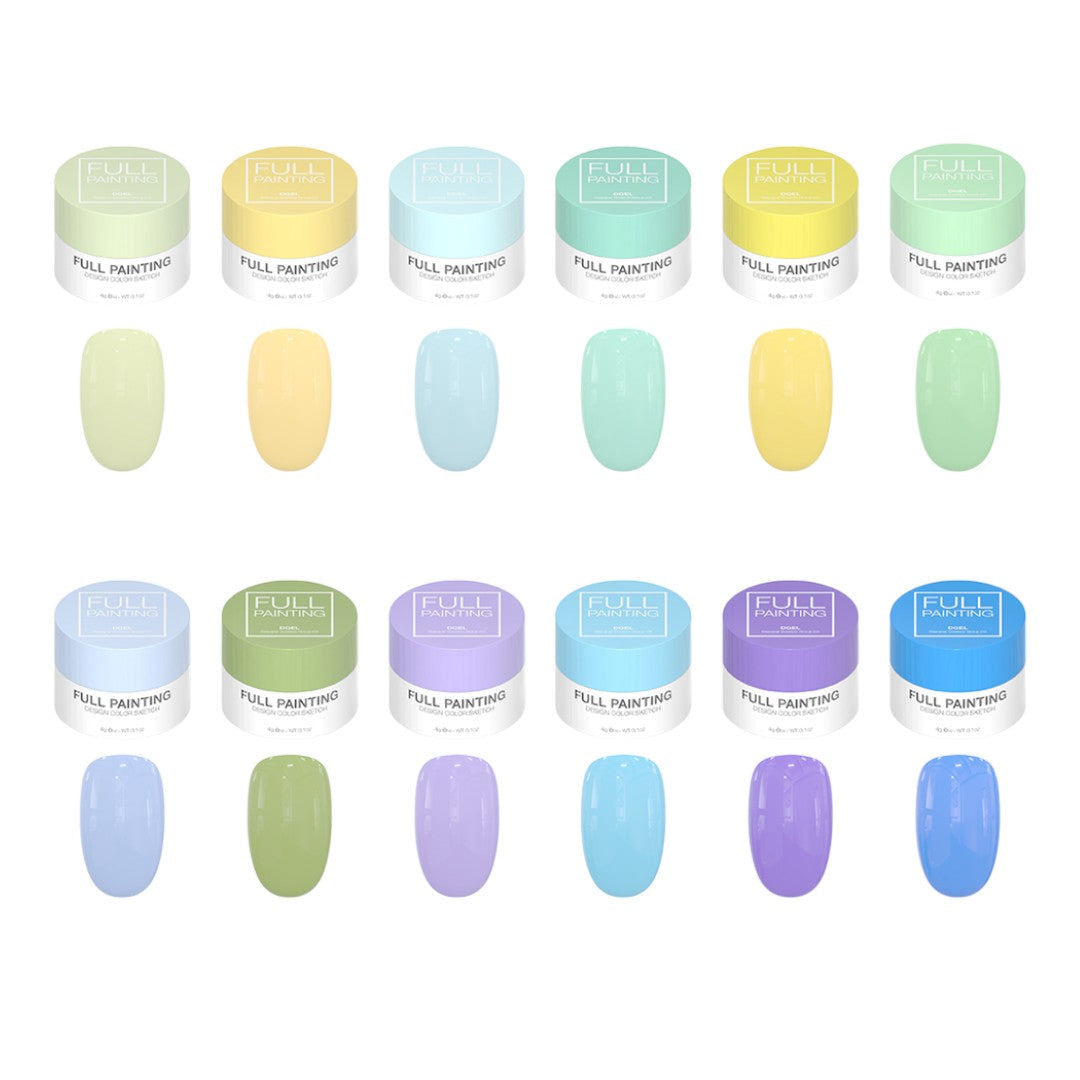DGEL Full Painting Gel Set B 12Pcs