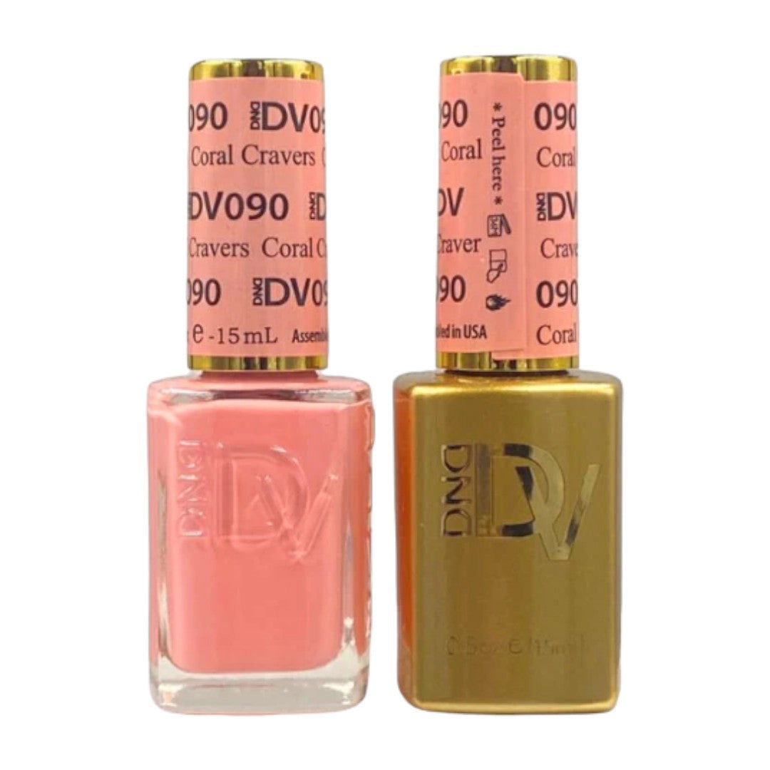 DND Diva Gel & Lacquer Duo - Coral Cravers #090