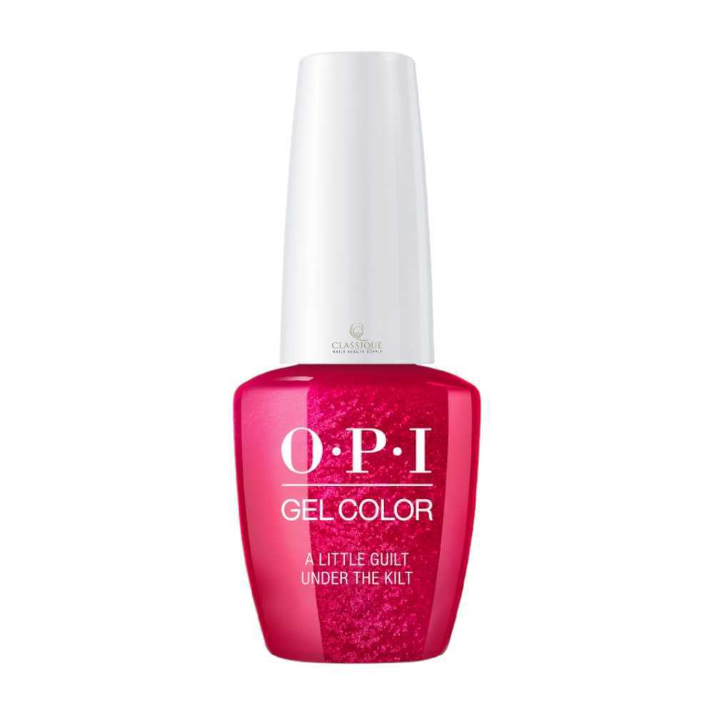 OPI Gel Colour - A Little Guilt Under The Kilt #GCU12