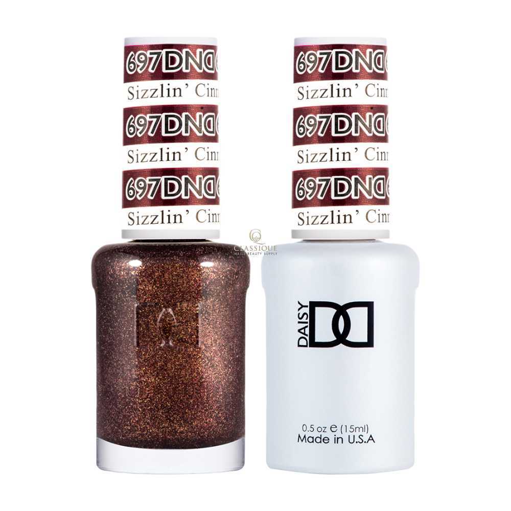 DND Gel & Lacquer Duo - Sizzlin Cinnamon #697