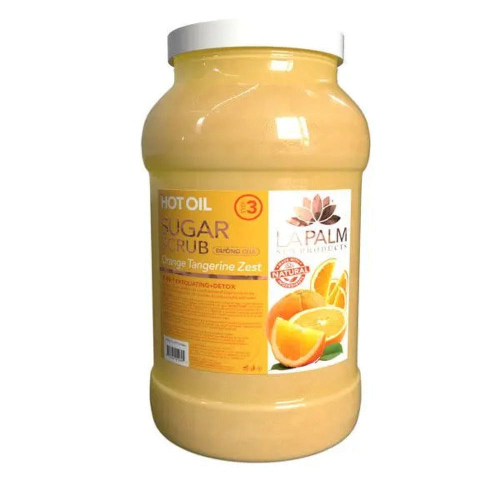 La Palm Hot Oil Sugar Scrub - Orange Tangerine Zest 1Gal