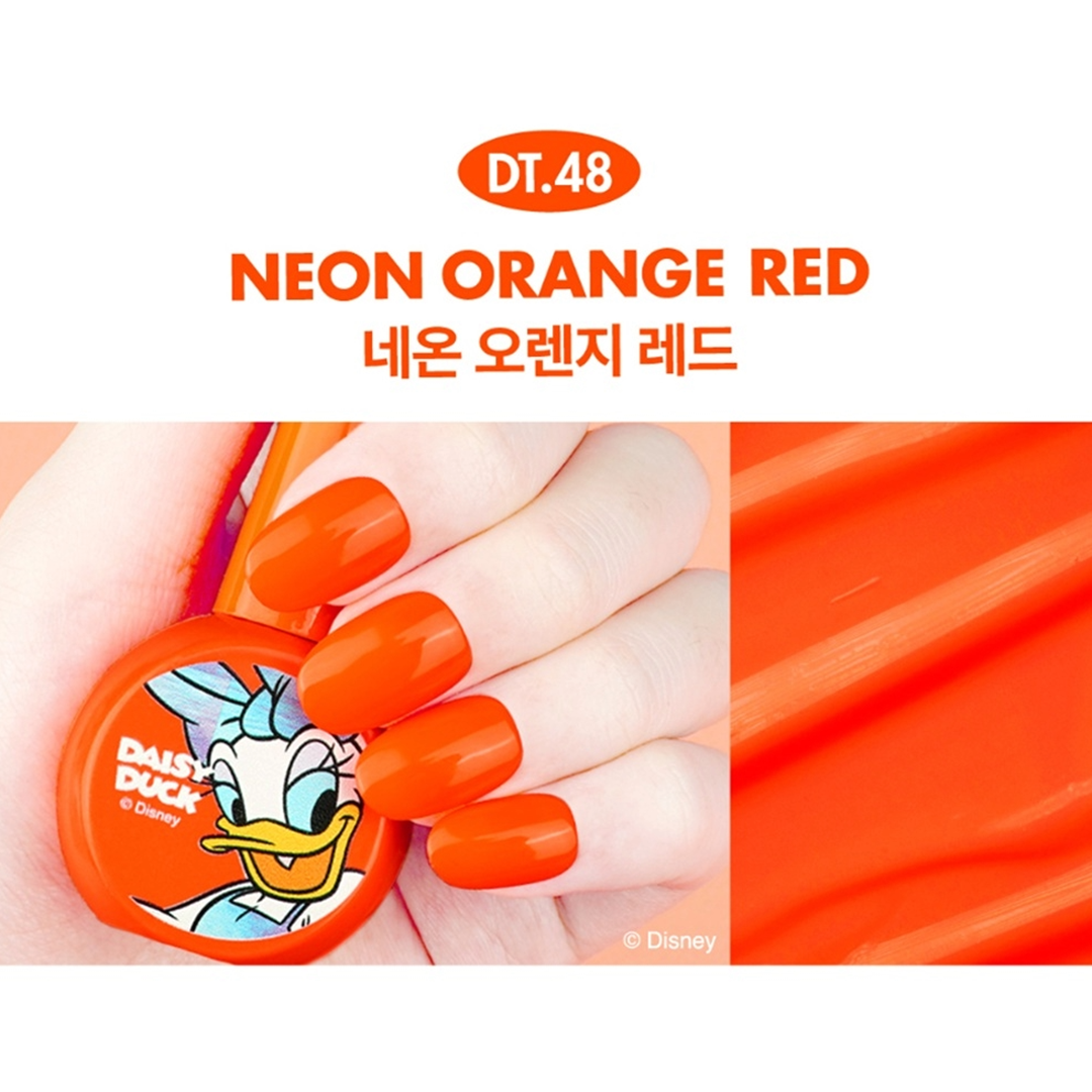 DGEL X DISNEY Gel Polish - Neon Orange Red #DT48