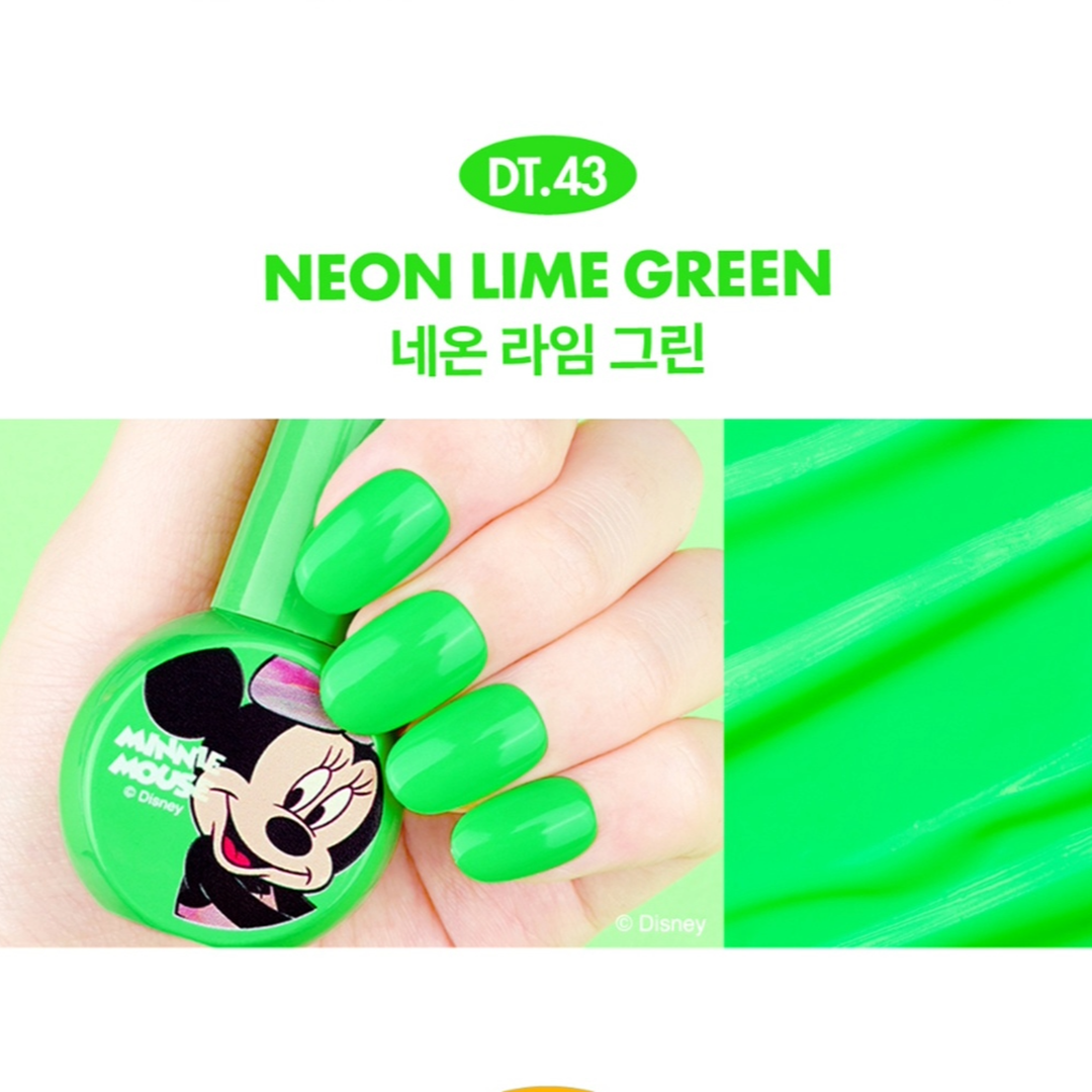 DGEL X DISNEY Gel Polish - Neon Lime Green #DT43