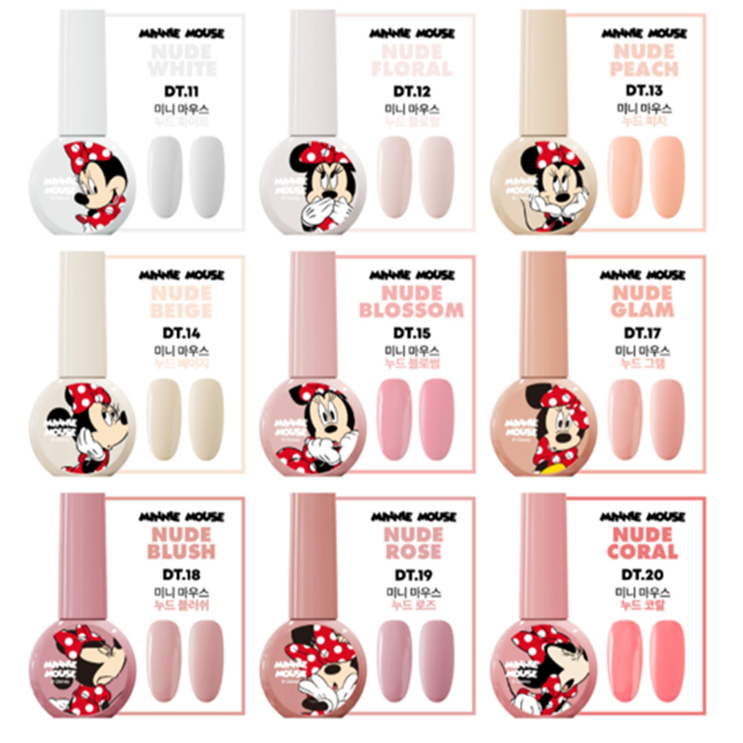 DGEL X DISNEY Minnie Mouse Gel Polish - Nude Beige #DT14