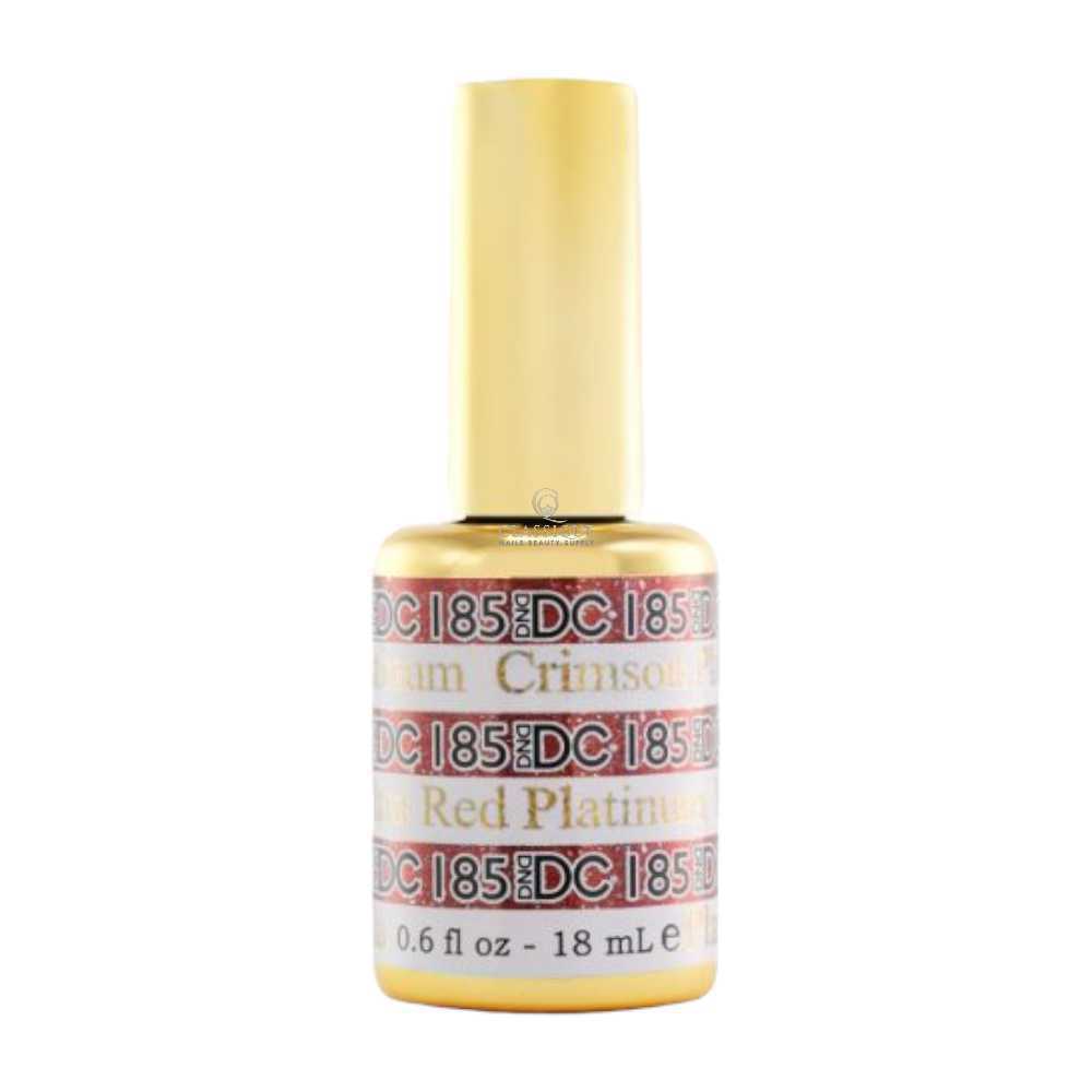 DND DC Platinum Gel Polish - Crimson #185
