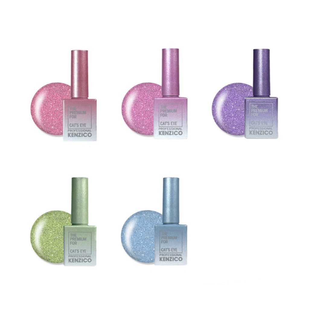 Kenzico Cat Eye Gel Polish - Fantasy Fairy Tale Collection #PCE01-05 (5Pcs)