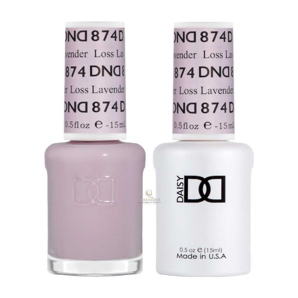 DND Sheer Gel & Lacquer Duo - Loss Lavender #874