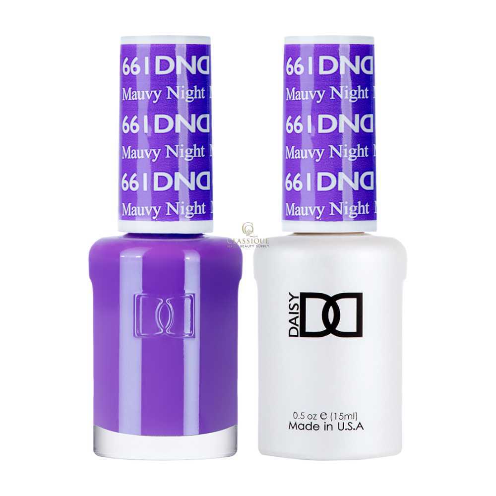 DND Gel & Lacquer Duo - Mauvy Night #661