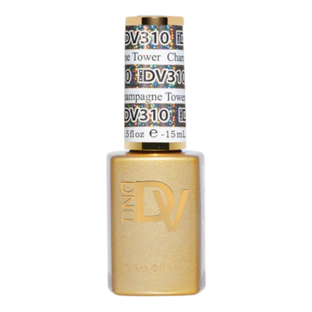 DND Diva Platinum Gel Polish - Champagne Tower #310