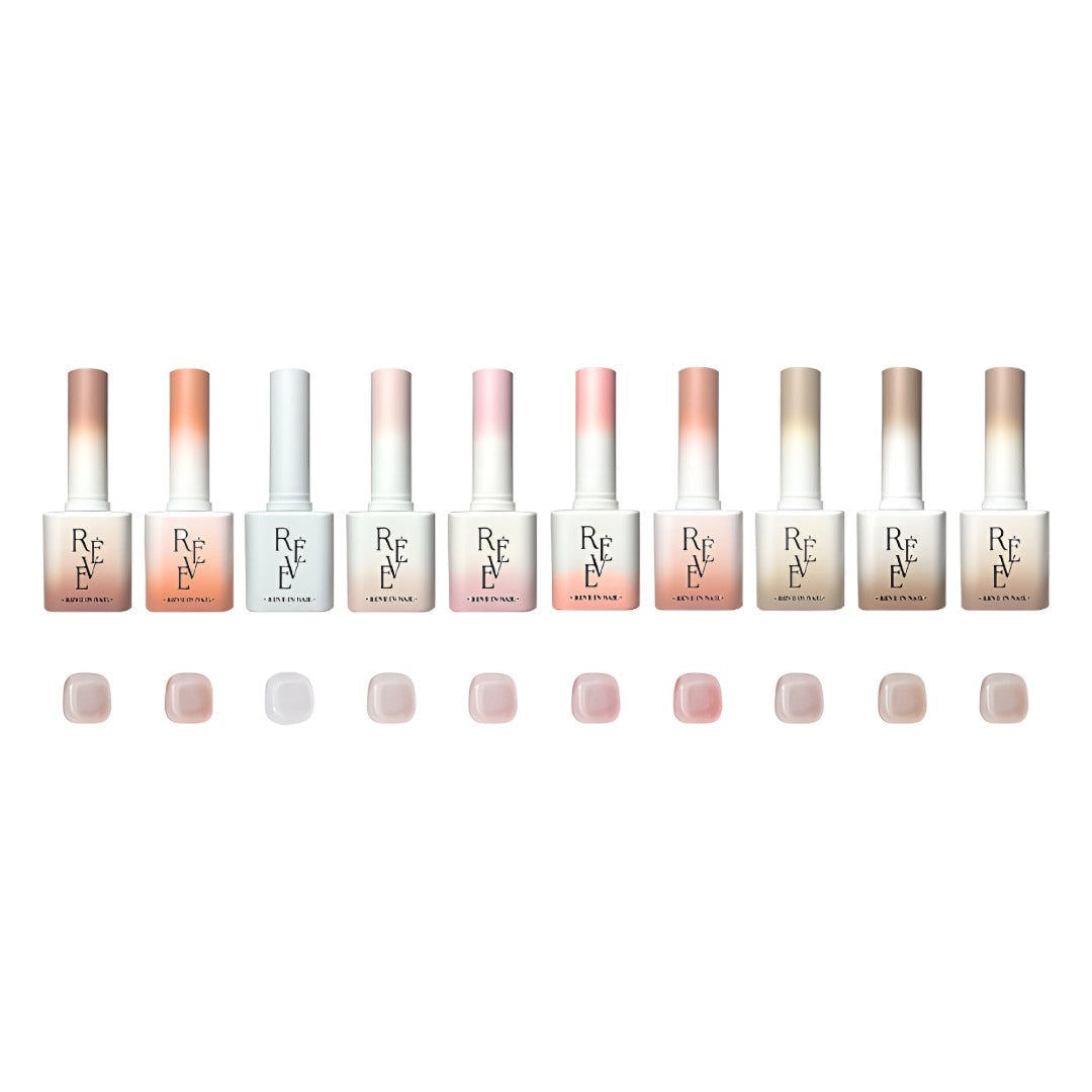 Reve In Nail Syrup Gel Polish - Calm Series (10pcs)