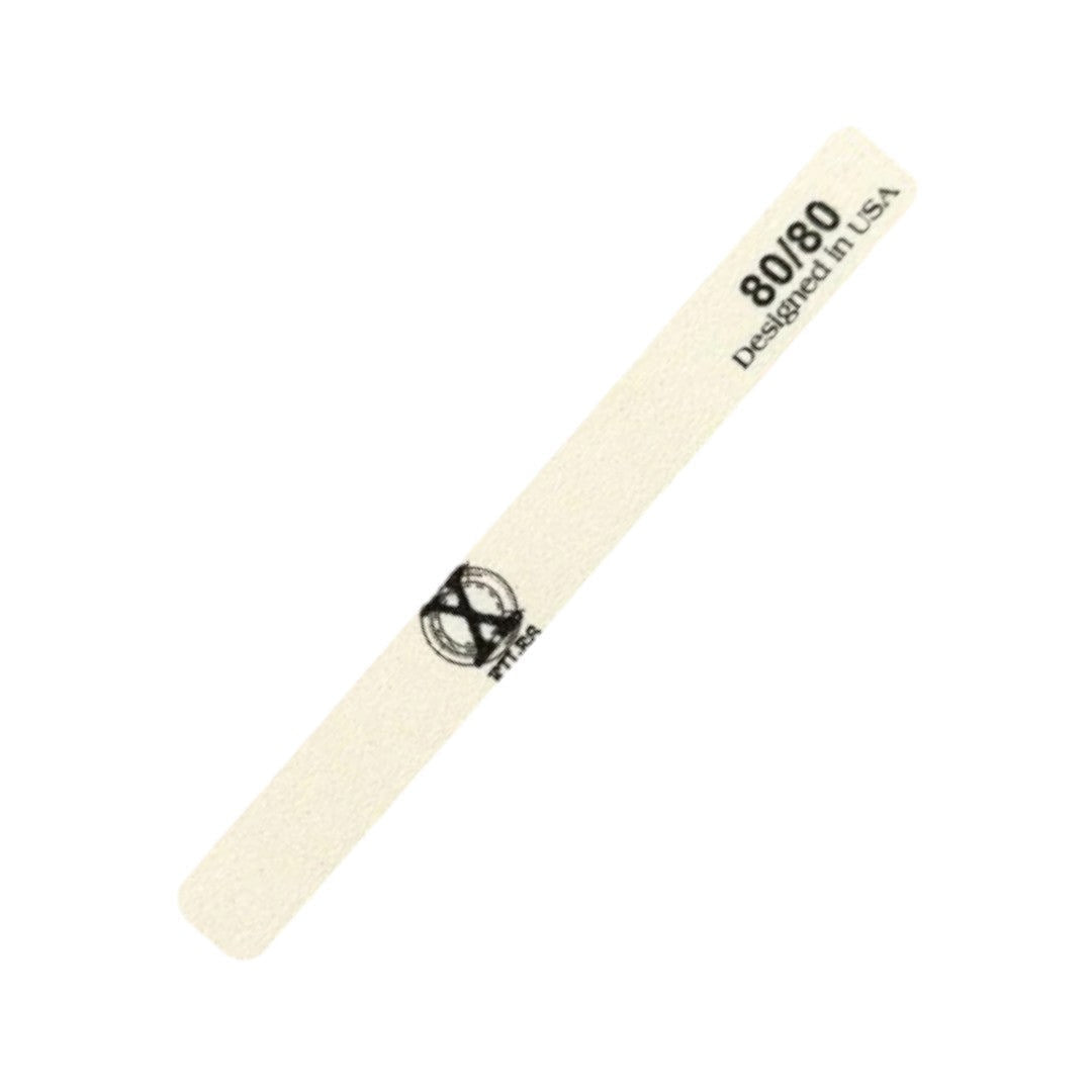 X-Files Jumbo Nail Files - White 80/80 Grit (Pack Of 50)