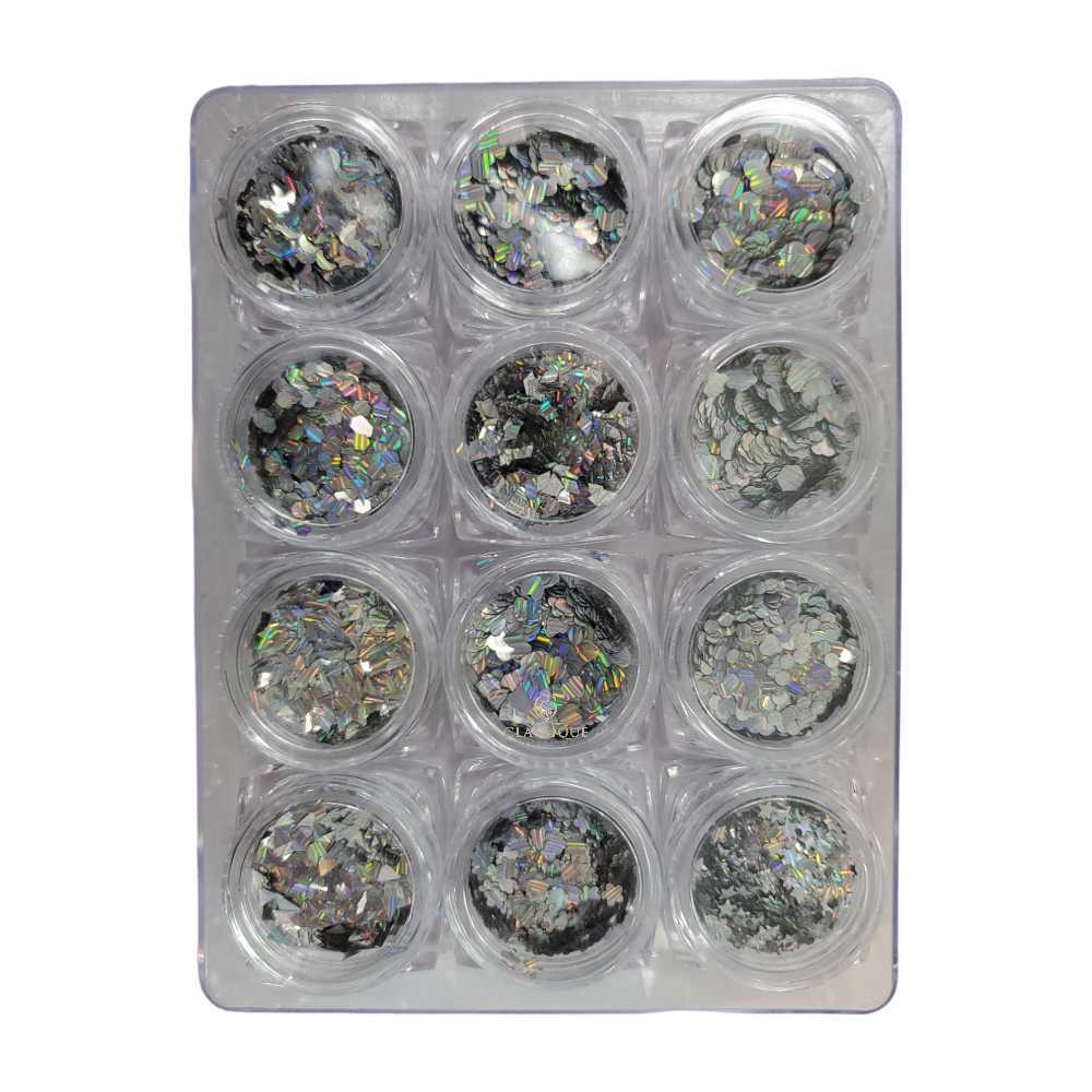 CNBS Glitter - Mixed Holographic Shapes #1
