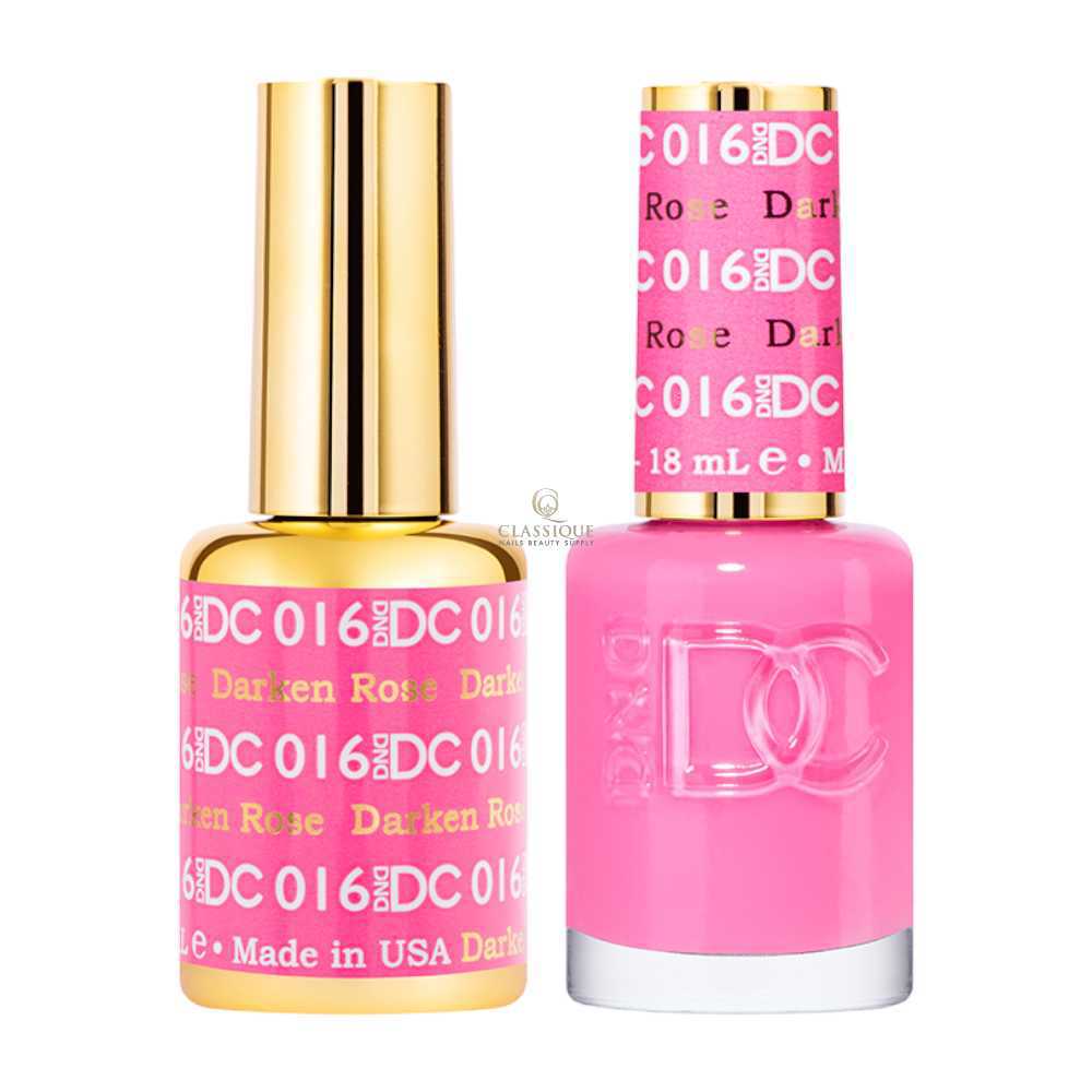 DND DC Gel & Lacquer Duo - Darken Rose #016