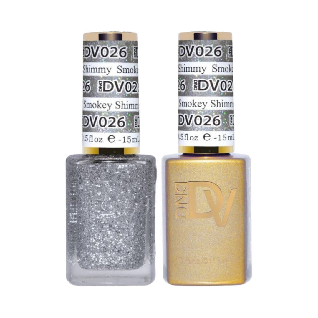 DND Diva Gel & Lacquer Duo - Smokey Shimmy #026