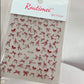CNBS Nail Stickers - Red Bows