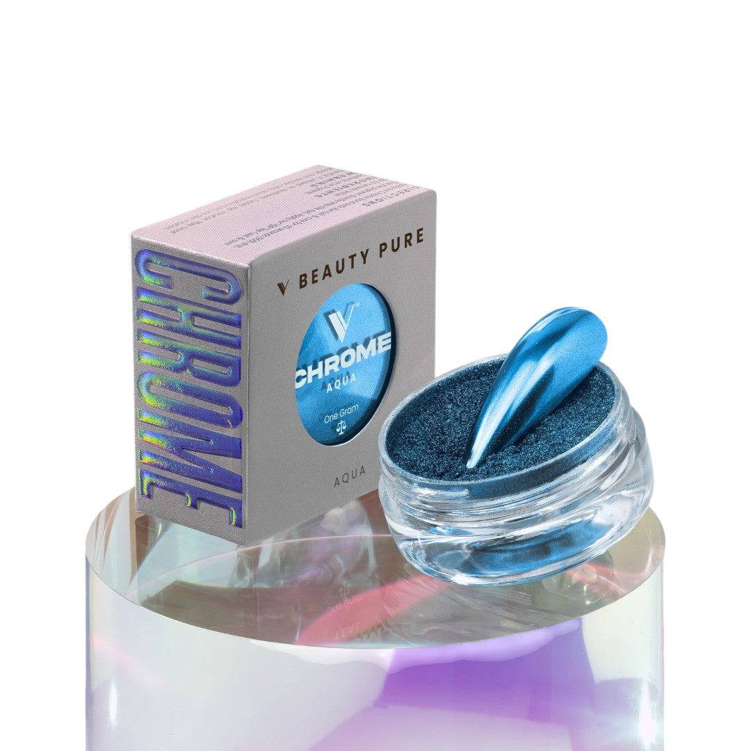 V Beauty Pure Chrome Powder - Aqua