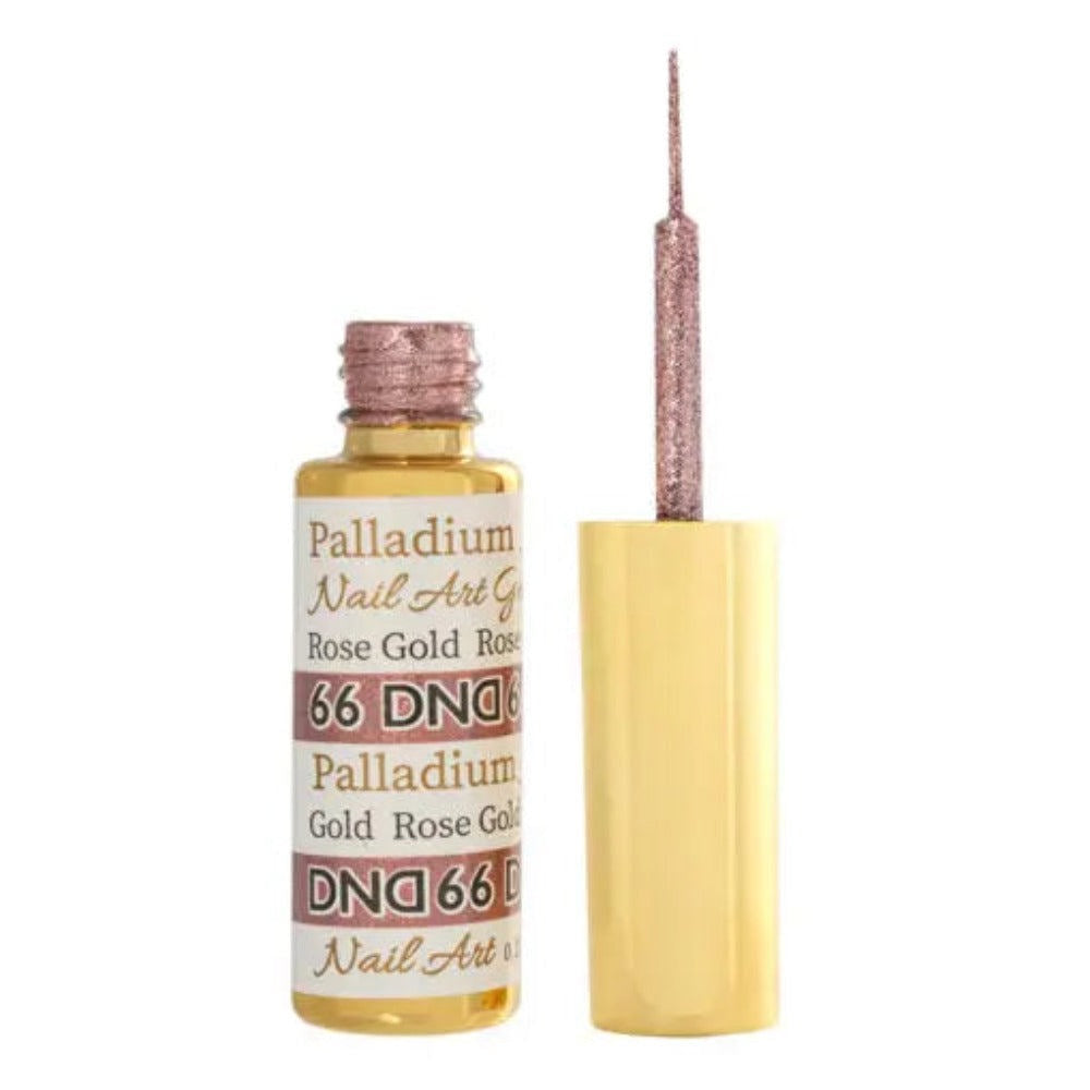 DND Gel Art Liner Palladium Rose Gold #66