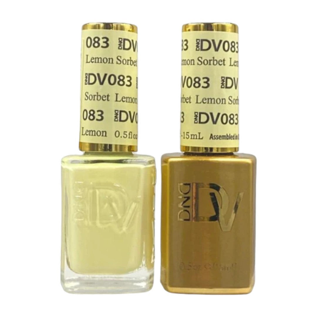 DND Diva Gel & Lacquer Duo - Lemon Sorbet #083