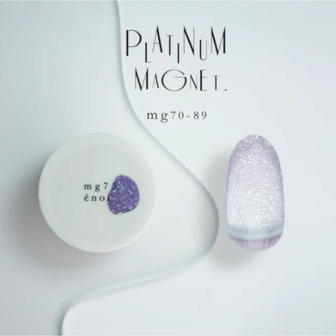 Enoi Cat Eye Gel Polish - Platinum Magnet #MG75