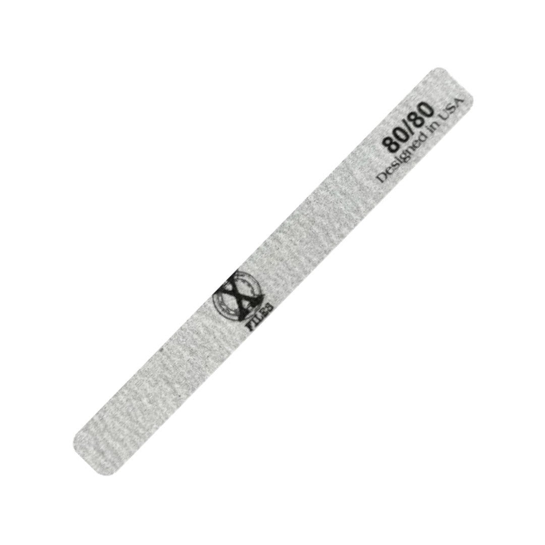 X-Files Nail Files - Zebra 80/80 Grit (Pack of 50)