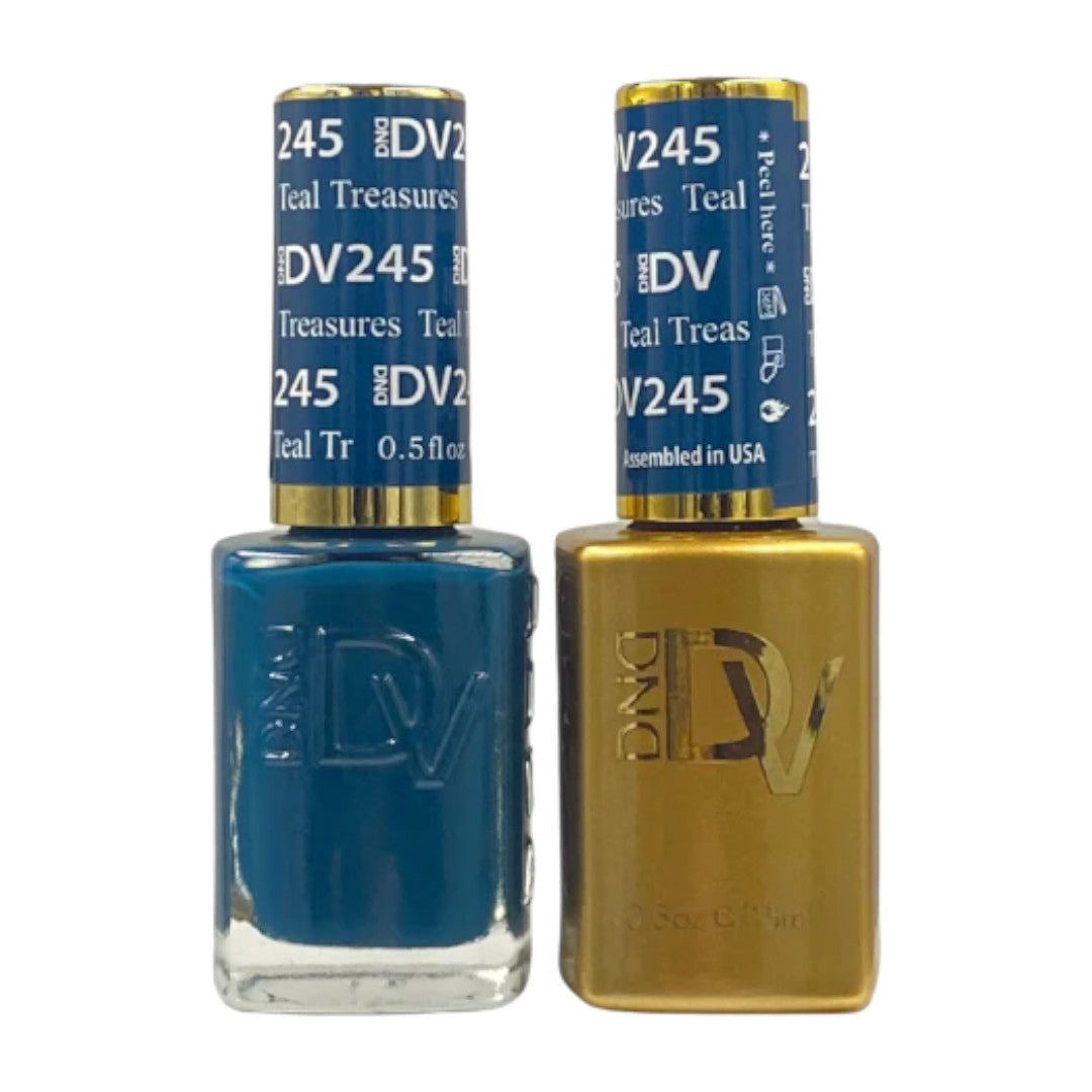DND Diva Gel & Lacquer Duo - Teal Treasures #245