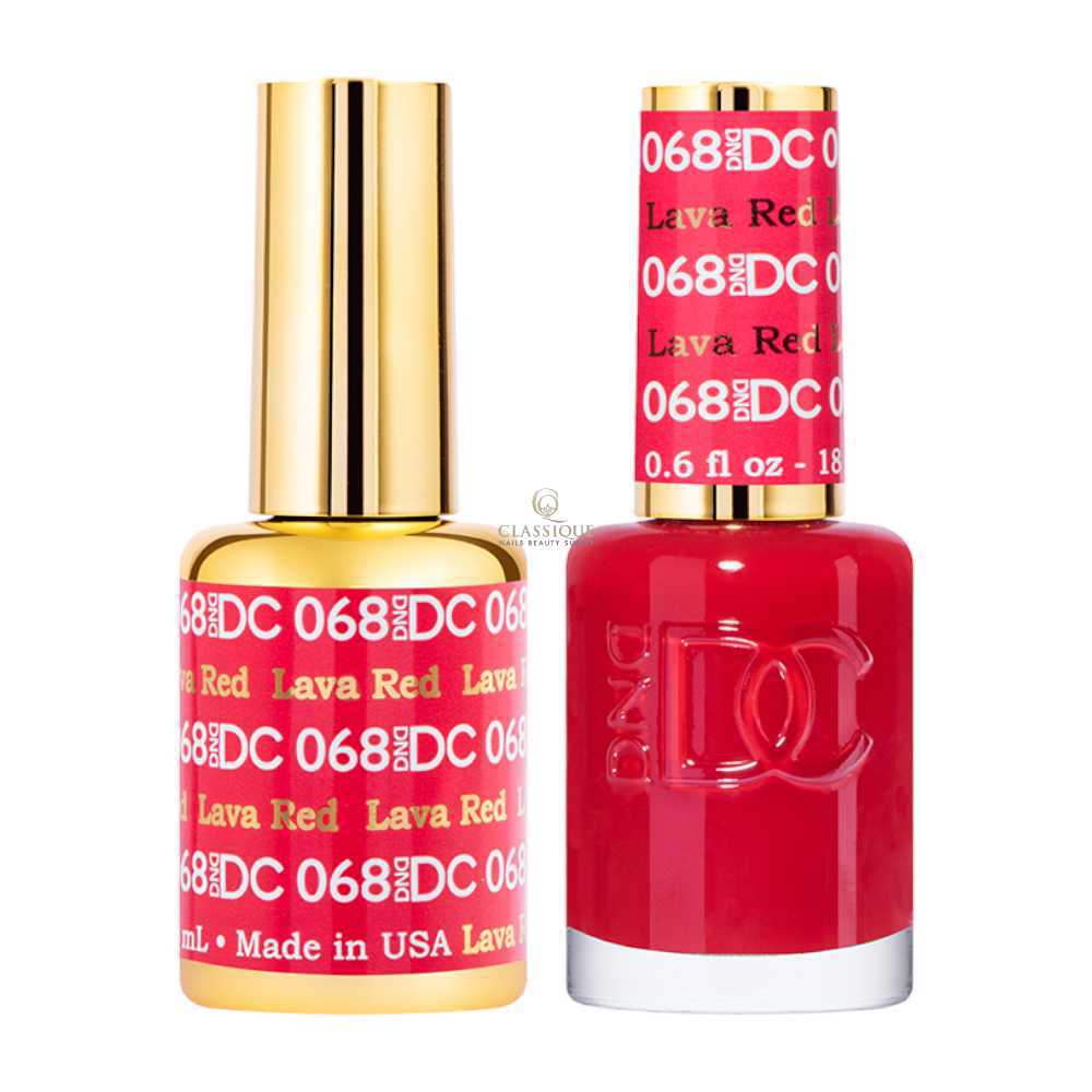 DND DC Gel & Lacquer Duo - Lava Red #068