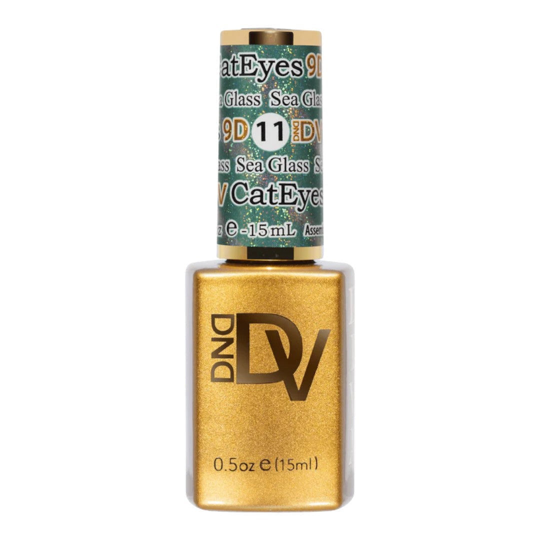 DND Diva 9D Cat Eye Gel Polish - Sea Glass #11