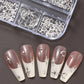 nail art rhinestones​, charms on nails​