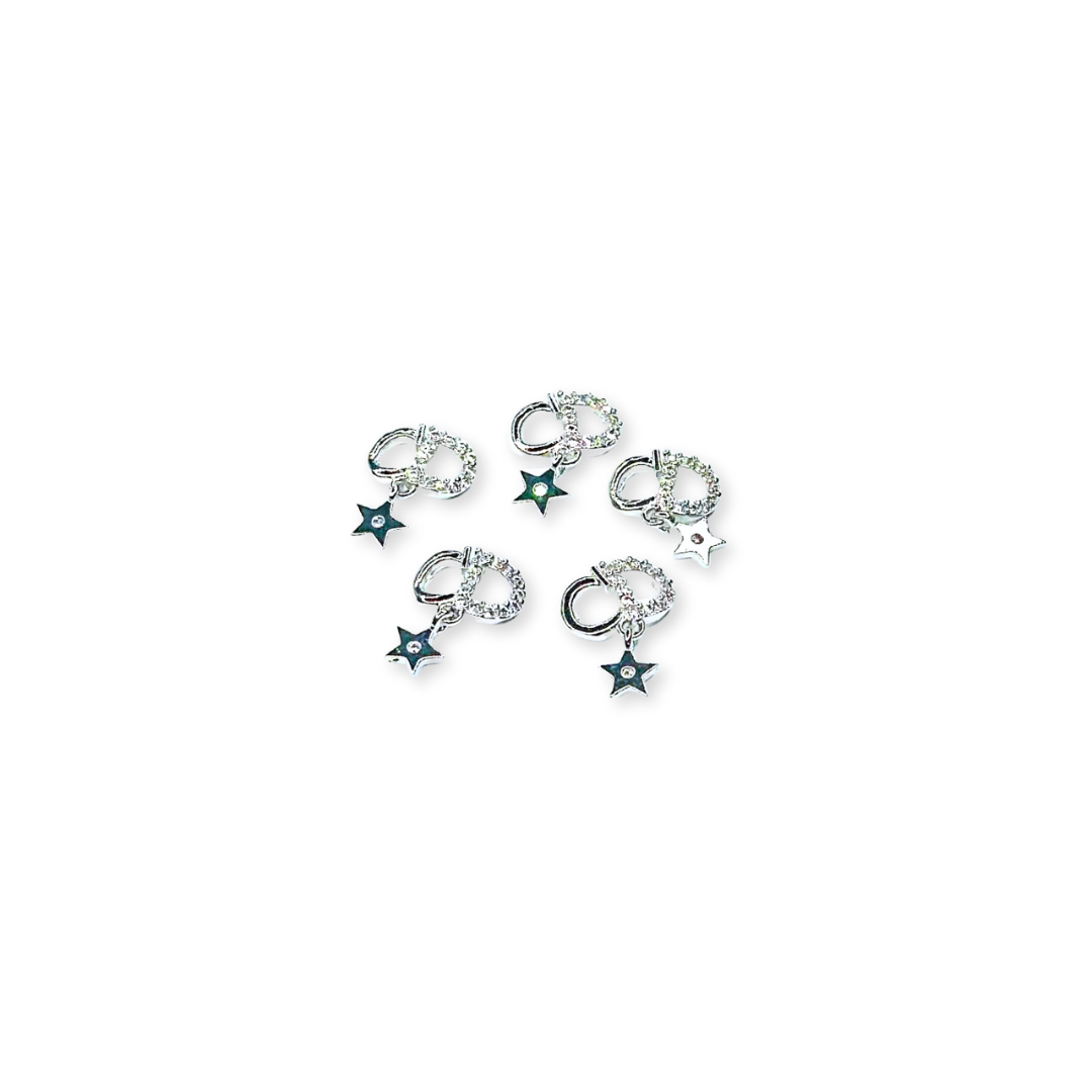 CNBS Nail Charms - Designer Star Dangle 5pcs