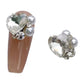 CNBS Nail Charms - White Crystal Clusters 5pcs
