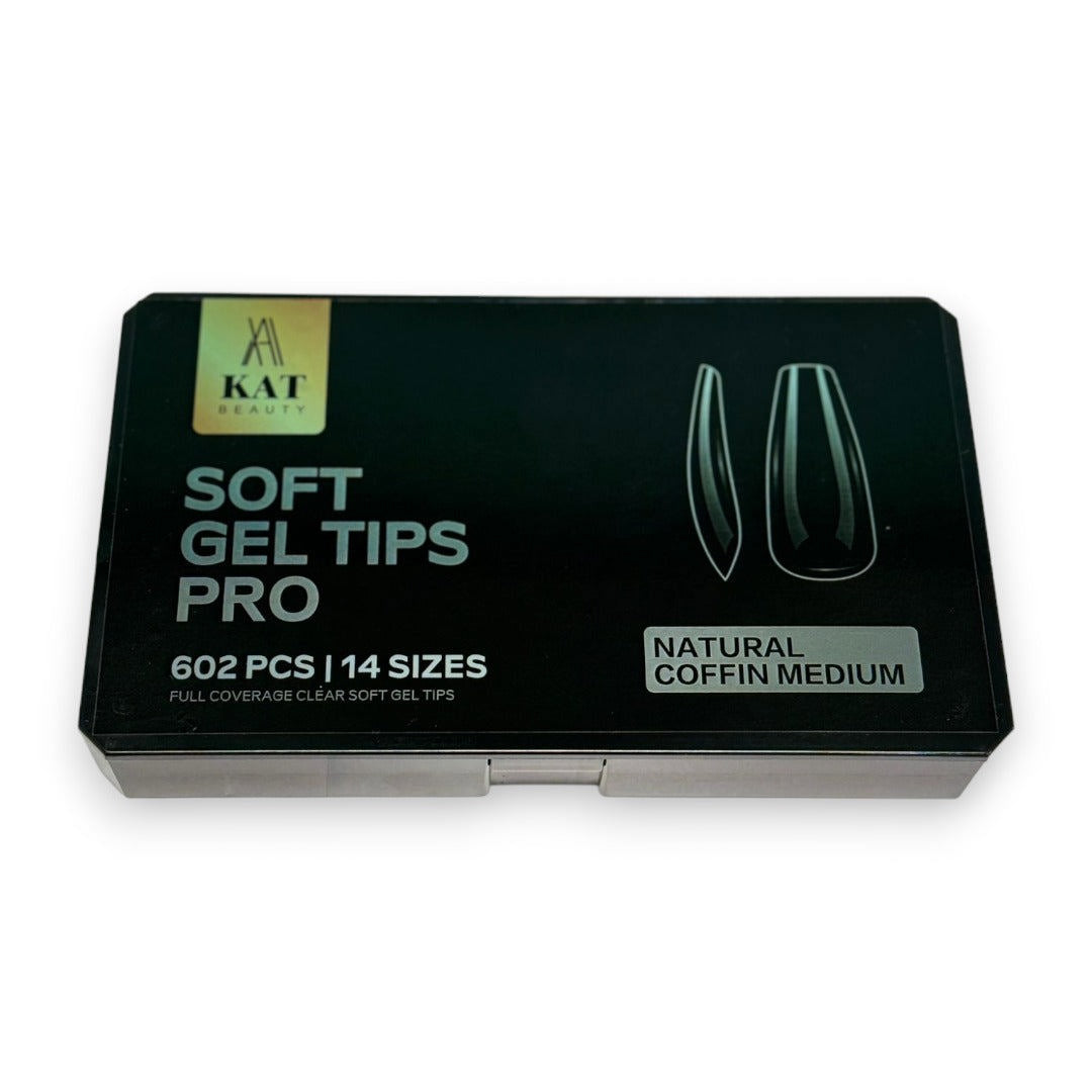 KAT Pro Soft Gel Nail Tips Box (602Pcs)