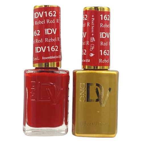 DND Diva Gel & Lacquer Duo - Rebel Red #162