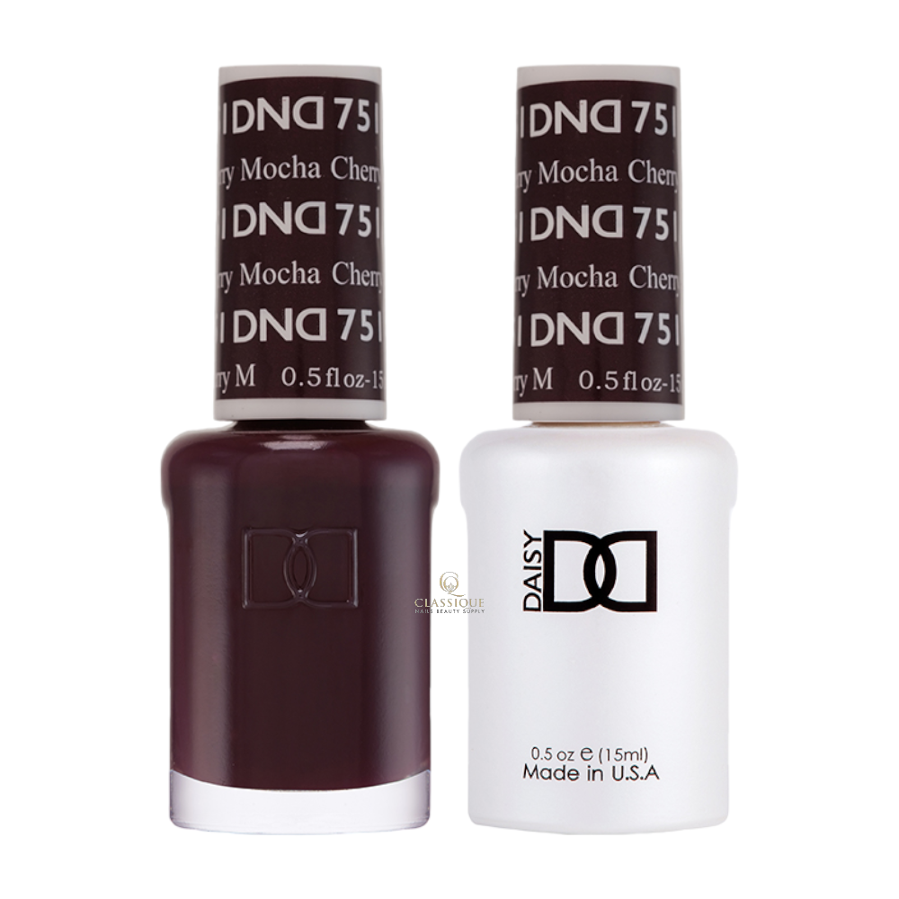DND Gel & Lacquer Duo - Cherry Mocha #751