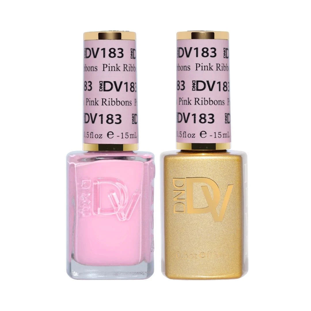 DND Diva Gel & Lacquer Duo - Pink Ribbons #183