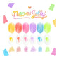 DGEL Jelly Syrup Gel Polish - Neon Orange #NJ01