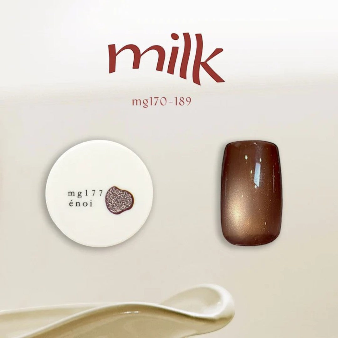 énoi Cat Eye Gel Polish - Milk Magnet 3 Collection #MG170-MG189 (20pcs)