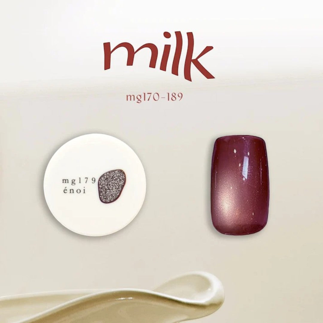 énoi Cat Eye Gel Polish - Milk Magnet 3 Collection #MG170-MG189 (20pcs)