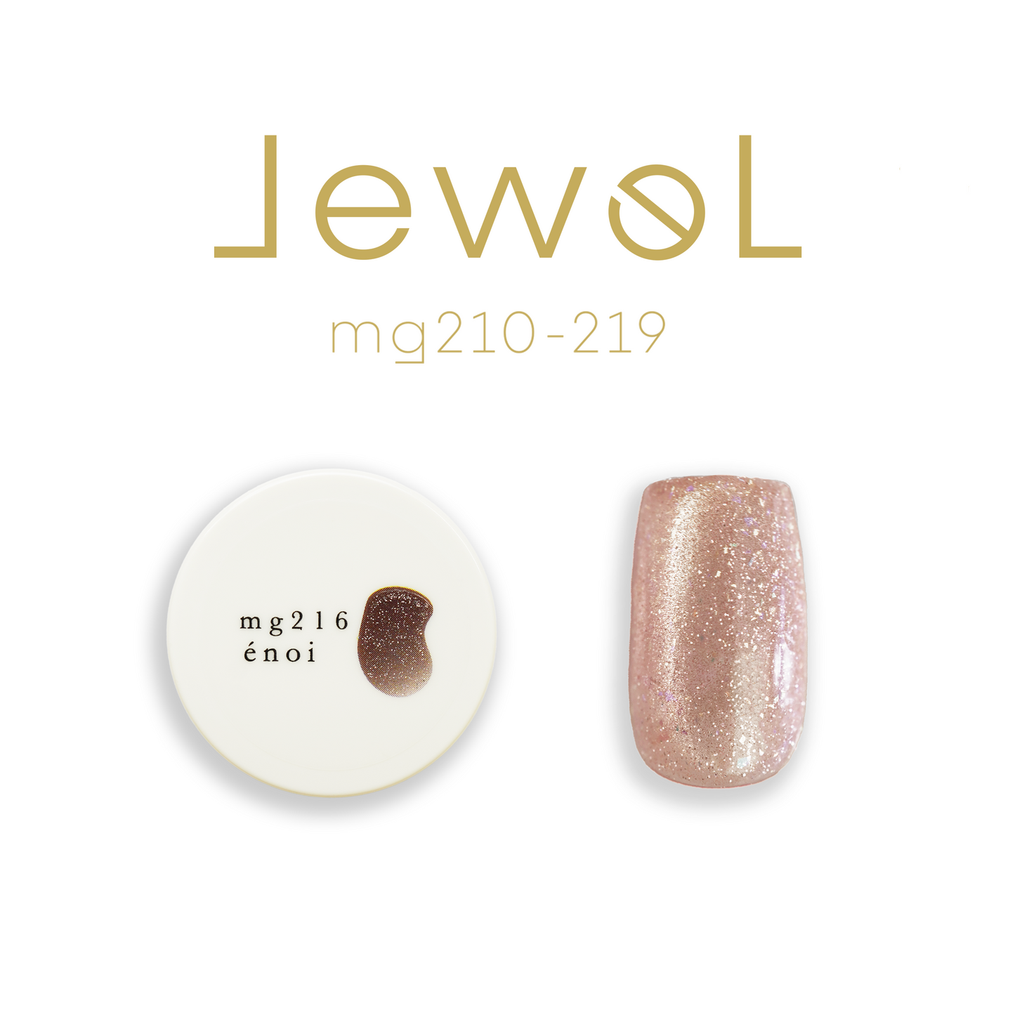 Enoi Cat Eye Gel Polish - Jewel Magnet Collection #MG210-219