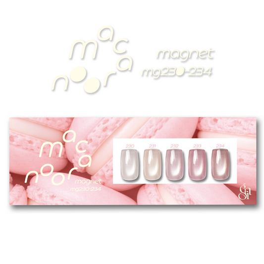 Enoi Cat Eye Gel Polish - Macaron Magnet Collection #MG230-234