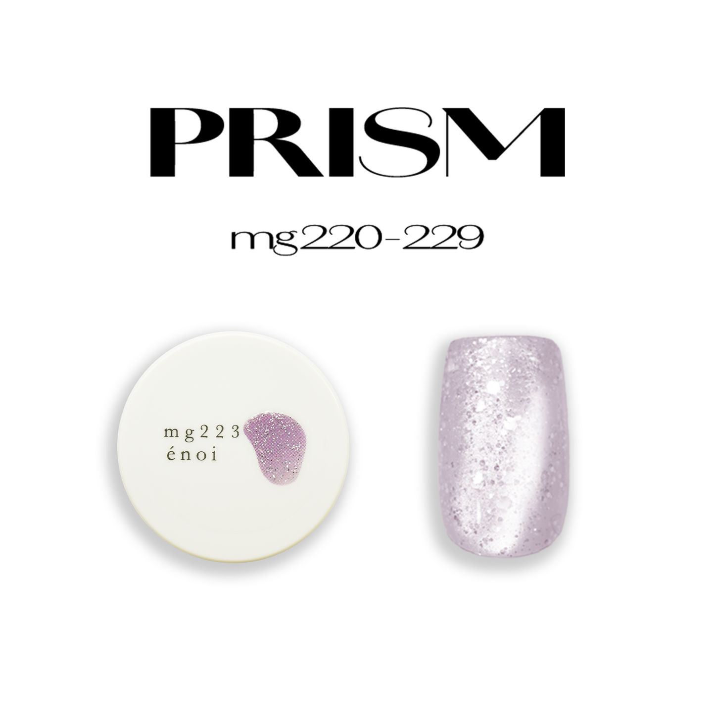 Enoi Cat Eye Gel Polish - Prism Magnet Collection #MG220-229