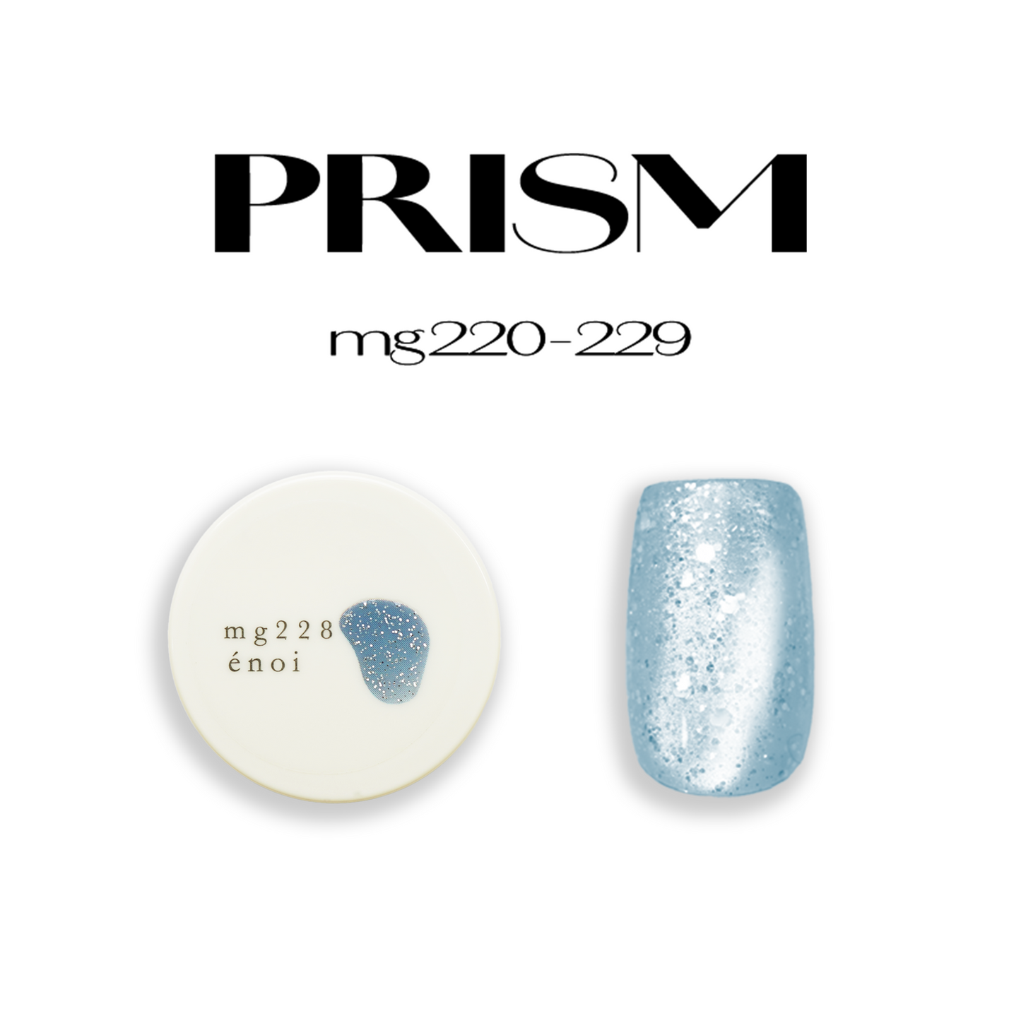 enoi PRISM mg220-229 10色set Enoi Cat Eye Gel Polish - Prism Magnet Collection #MG220-229