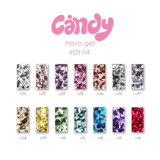 Enoi Gel Colour - Candy Horo Gel Collection #01-14