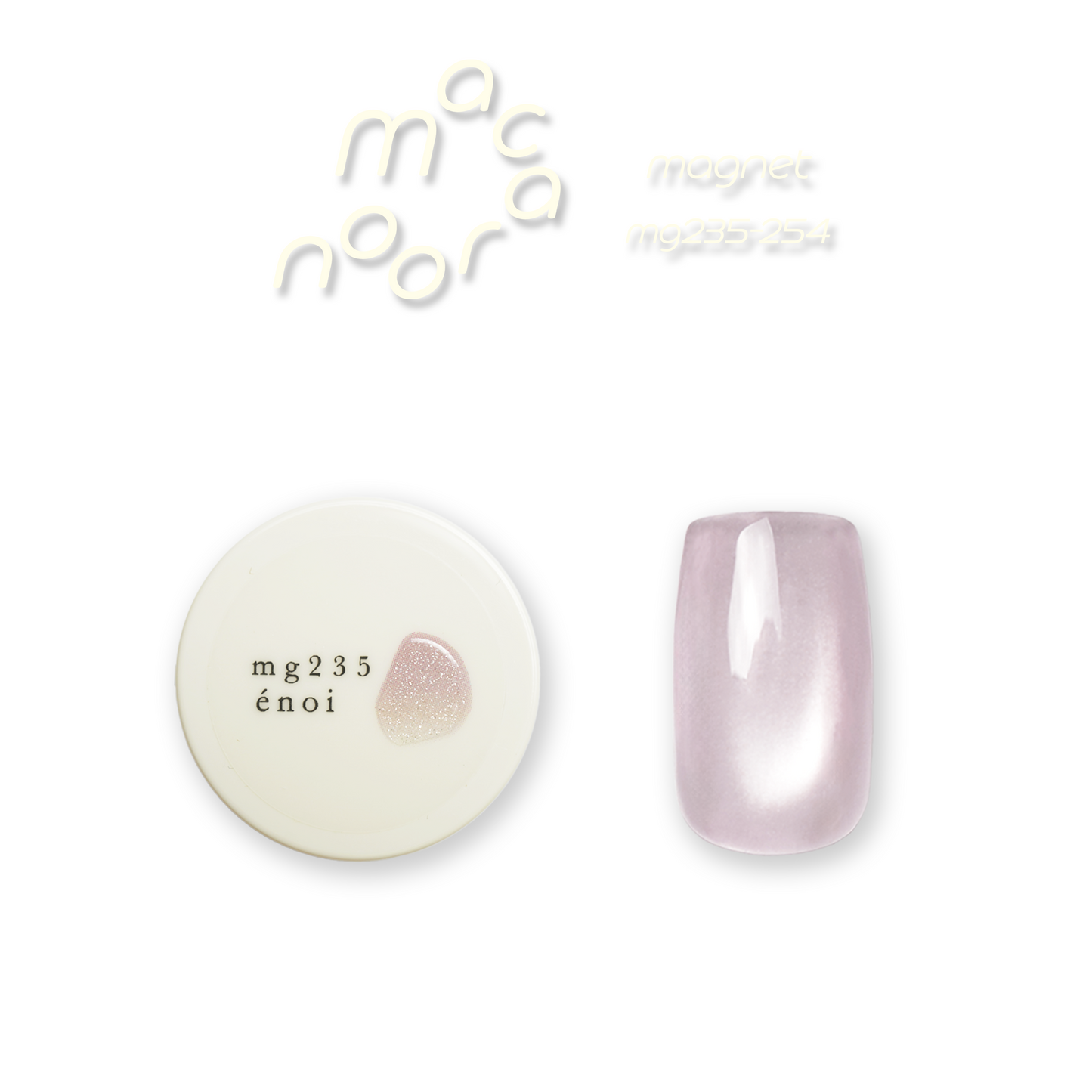 Enoi Cat Eye Gel Polish - Macaroon Magnet #MG235