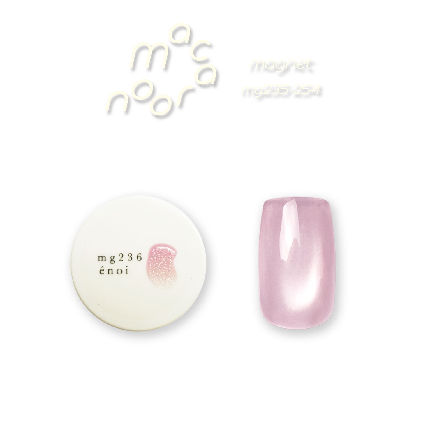 Enoi Cat Eye Gel Polish - Macaroon Magnet #MG236