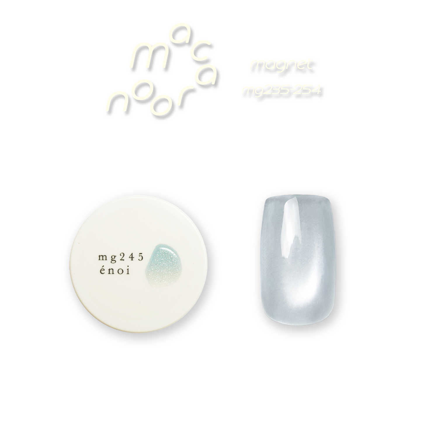 Enoi Cat Eye Gel Polish - Macaroon Magnet #MG245