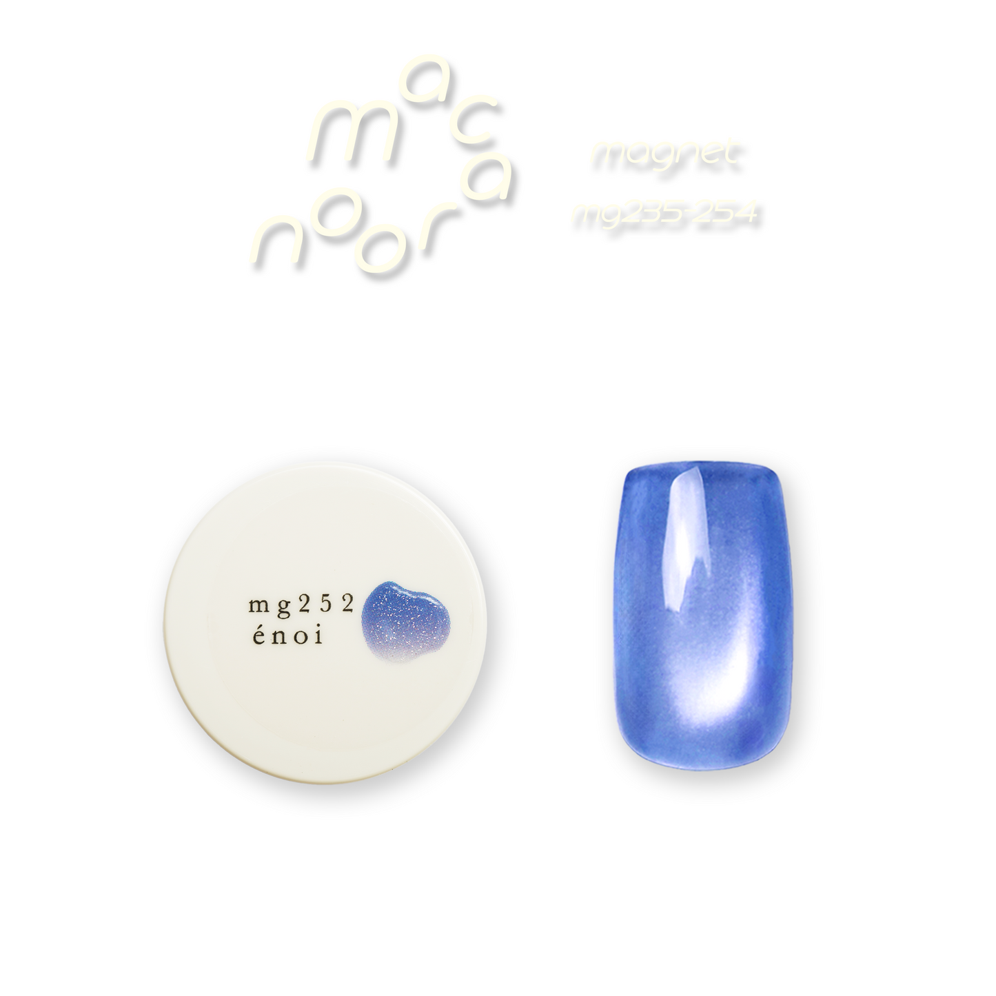 Enoi Cat Eye Gel Polish - Macaroon Magnet #MG252