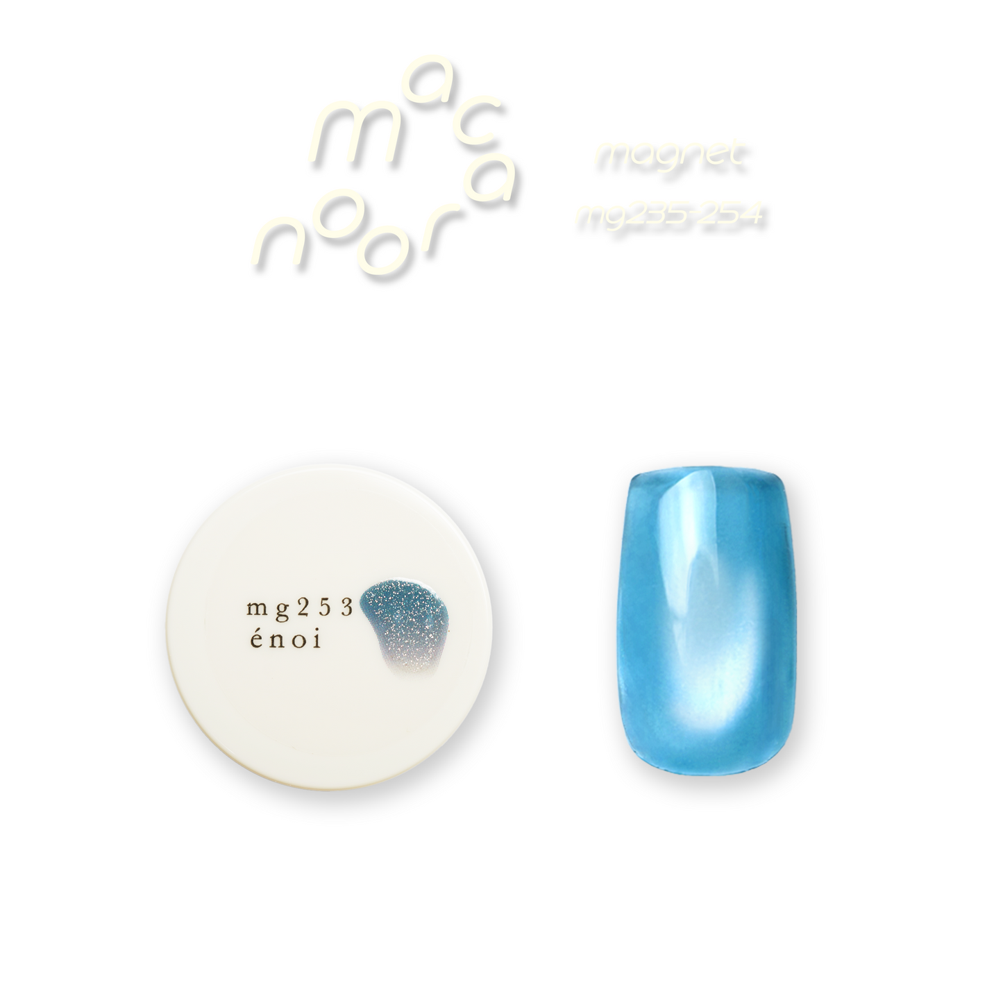 Enoi Cat Eye Gel Polish - Macaroon Magnet #MG253