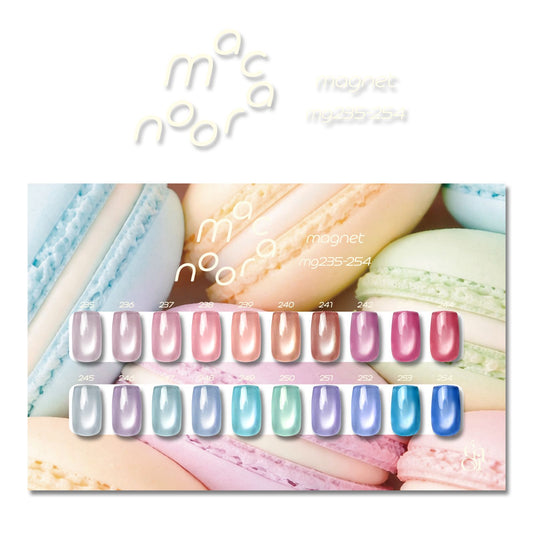 Enoi Cat Eye Gel Polish - Macaroon Magnet Collection #MG234-254