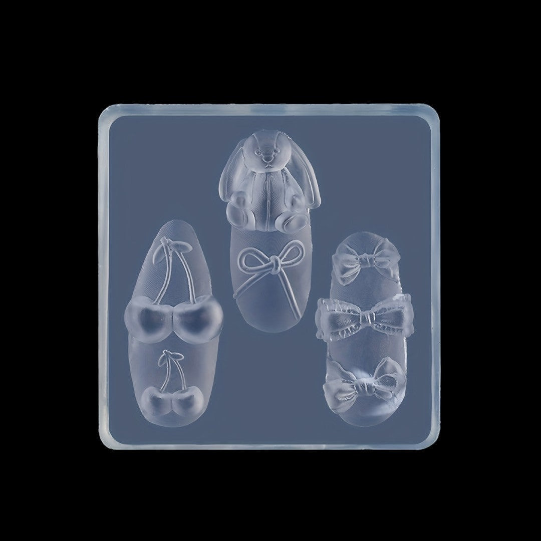 CNBS 3D Silicone Mould – Mixed Ribbon Bow Designs