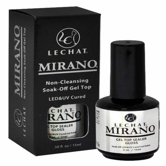 Lechat Mirano Soak-Off LED/UV Gel Top Coat - Non-Cleansing
